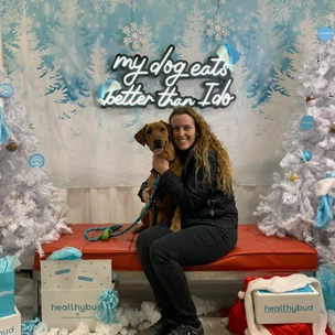 Nala at photo booth