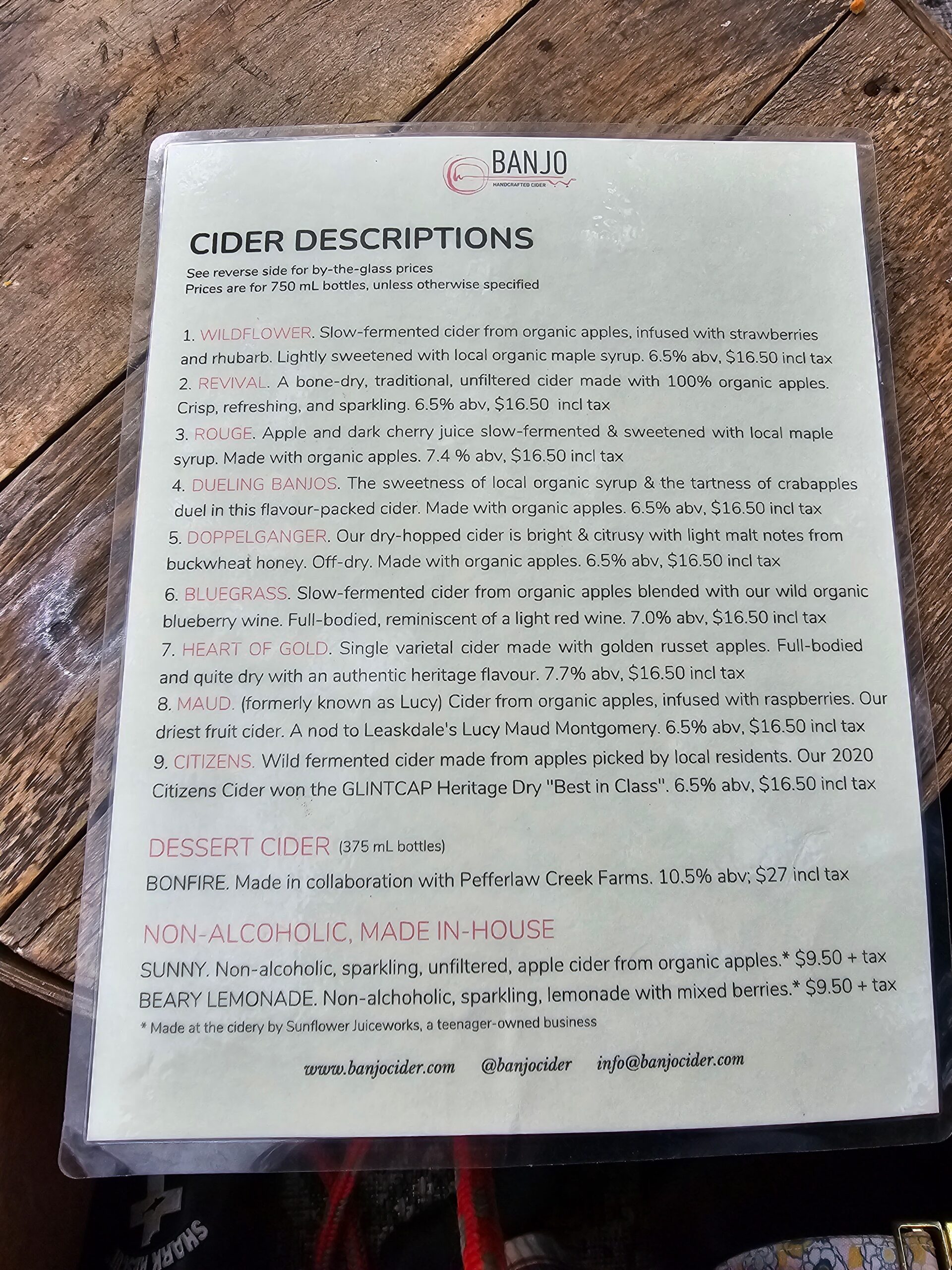 Banjo Cider