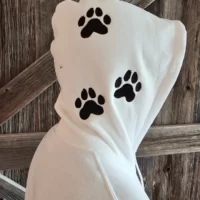 White Hooded Sweatshirt